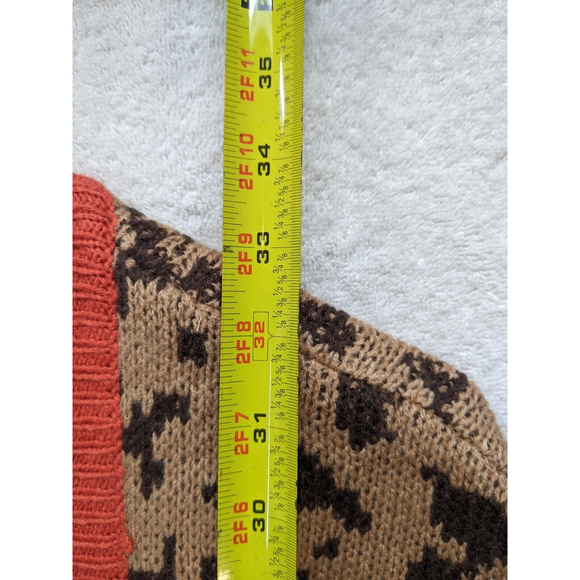 NWT Umgee Oversized Animal Print Open Front Cardigan Long Sleeve Top Medium - Picture 3 of 7